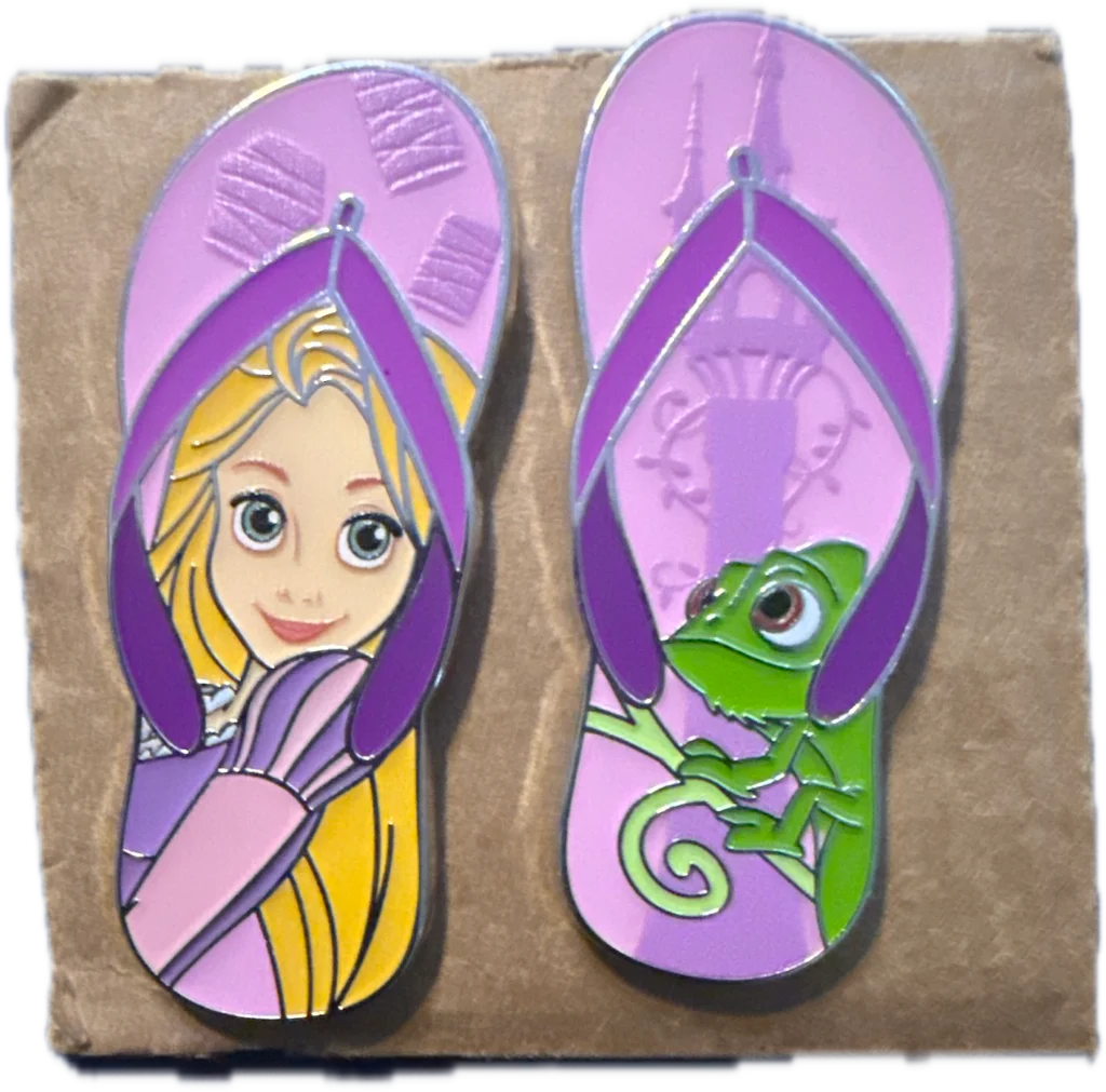 Tye Auter's Rapunzel and Pascal pin