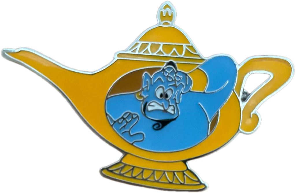 Honore Cavaco's Freeing Genie pin